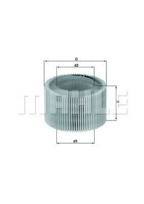 LX718 Mahle Original Повітряний фільтр двигуна